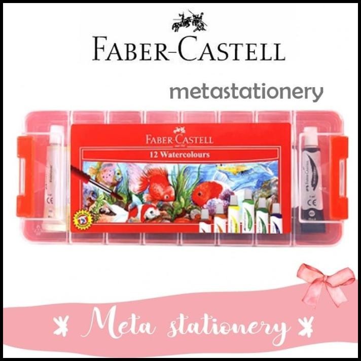 

DISKON CAT AIR WATERCOLOS FABER CASTELL 12WARNA MIKA (121004P) !!!!!!!