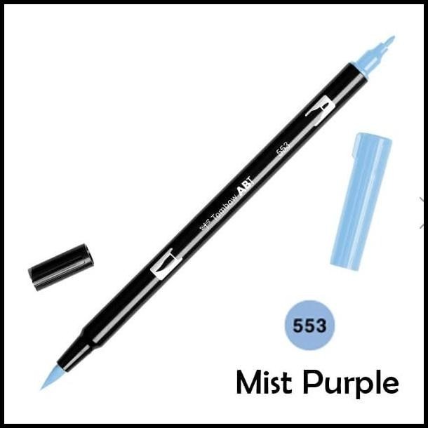 

DISKON ABT TOMBOW DUAL BRUSH PEN ART MAKER 553 MIST PURPLE