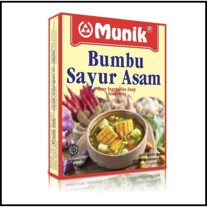 

TERMURAH BUMBU MUNIK SAYUR ASAM 180 GRM !!!