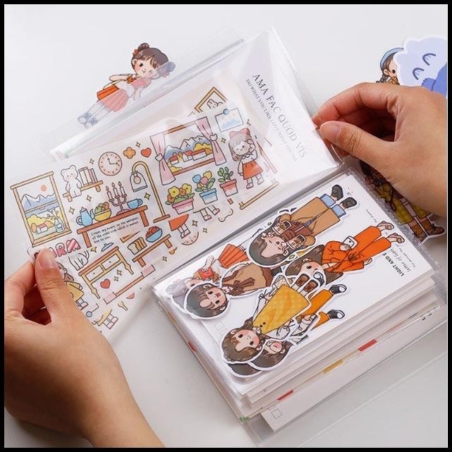 

DISKON STORAGE ALBUM A6 DISPLAY BOOK MAP ALBUM STORAGE BINDER PVC TRANSPARAN !!