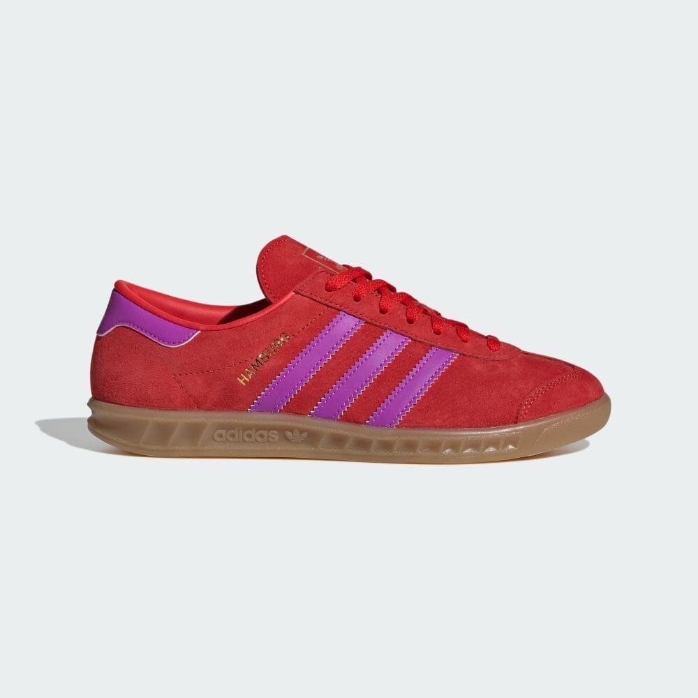 Adidas Hamburg Red Purple Burgundy Gum BNIB ORIGINAL Resmi IH5461