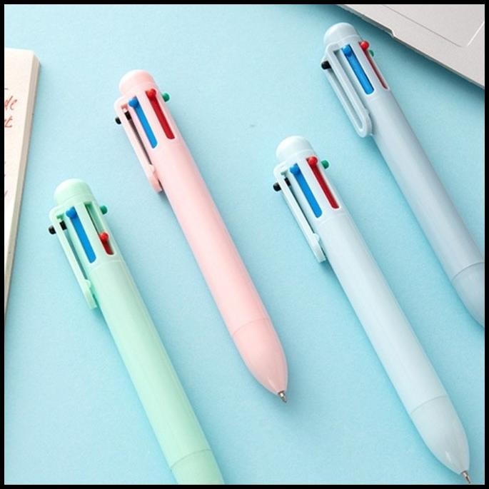 

DISKON PULPEN 6 IN 1 WARNA WARNI CETEK PENA PEN GEL 0.7MM BALLPOINT GEL PEN