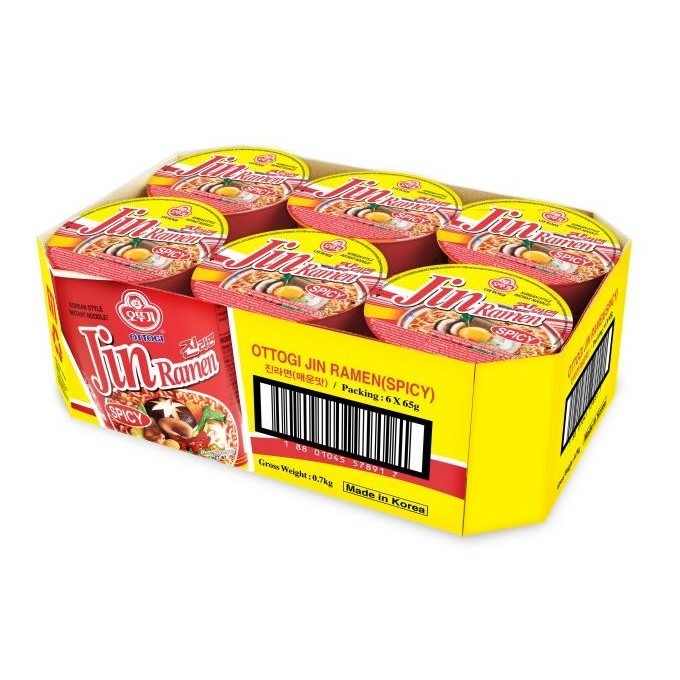 

TERBARU OTTOGI JIN RAMEN HOT BOWL - 65G/6PCS !!!!!
