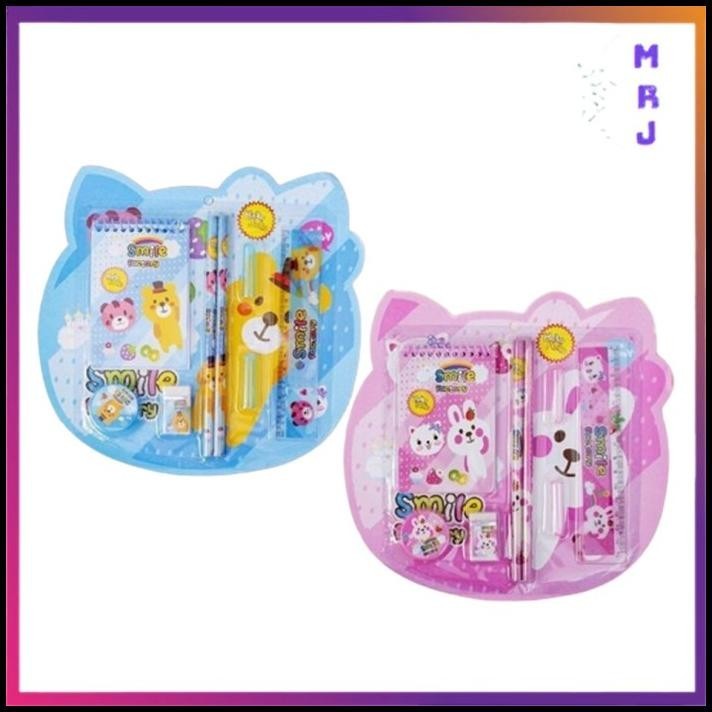 

TERBARU MRJ PAKET ALAT TULIS SET 8IN1 STATIONERY SET KARAKTER ALAT TULIS ANAK !!!!!!