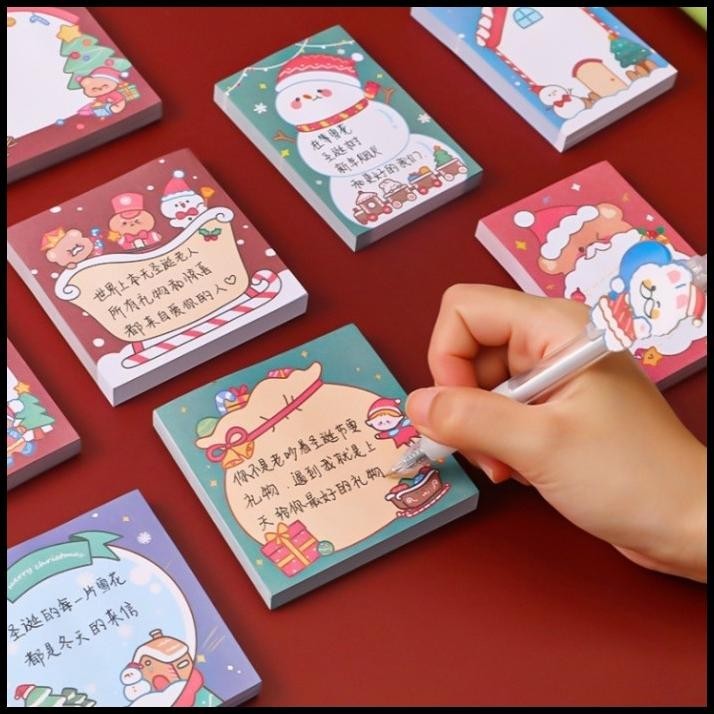 

TERMURAH STICKY NOTES MEMO CHRISTMAS EDITION NATAL NOTES !!!!!!!