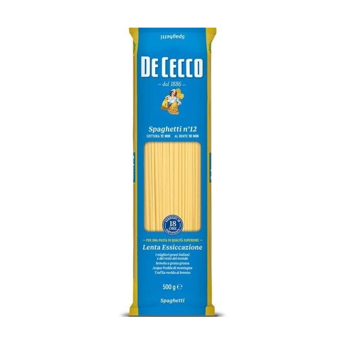 

NEW PRODUK DE CECCO SPAGHETTI 500 / SPAGHETTI MADE IN ITALY 500 GR !!!!!