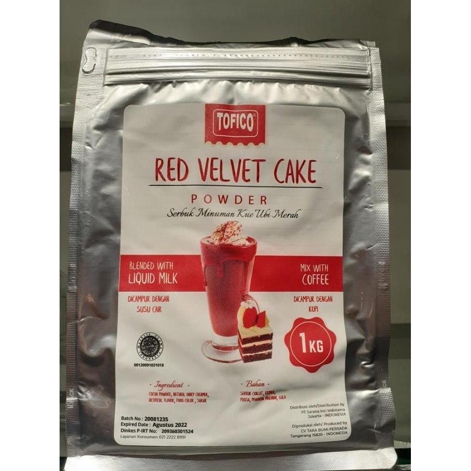 

NEW PRODUK TOFICO POWDER RED VELVET 1000 G - CAKE !!!!!