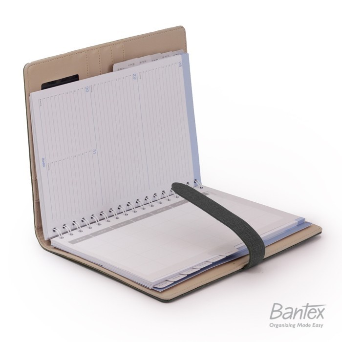

Buku Agenda Planner Cover Kulit Black Leather Diary Bantex - 7492 10