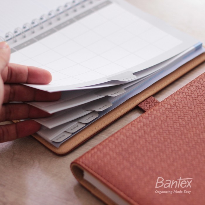 

Buku Agenda Planner Cover Kulit Pink Leather Diary Bantex #7491 19