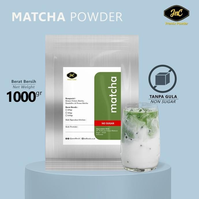 

TERBARU JNC MATCHA POWDER NON SUGAR 1KG !!!!!