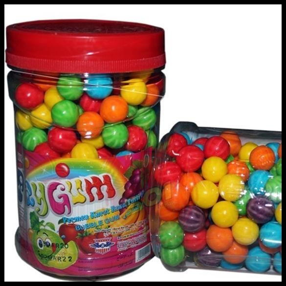 

HOT DEAL PERMEN KARET BOLA MINI PLAY GUM BUBBLE GUM TUTTI FRUTTI TOPLES 200 PCS !!!!