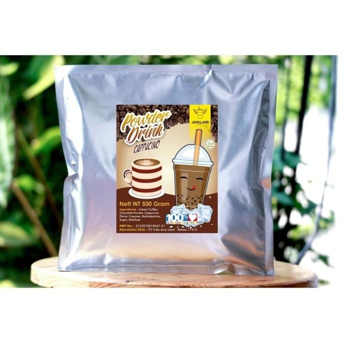 

NEW PRODUK BUBUK MINUMAN CAPPUCINO BUBBLE DRINK POWDER 1KG JAVALAND !!!!!