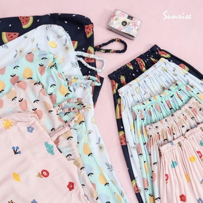 Sunrise Mukena Balita Rayon Premium Basic