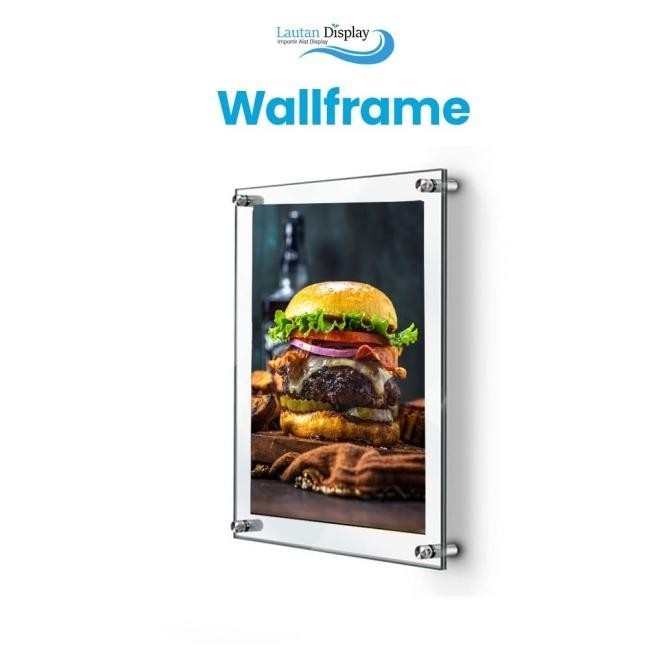 

Display Akrilik Dinding Tempel A3 Wall Frame Acrylic Poster A3 Kualitas Premium