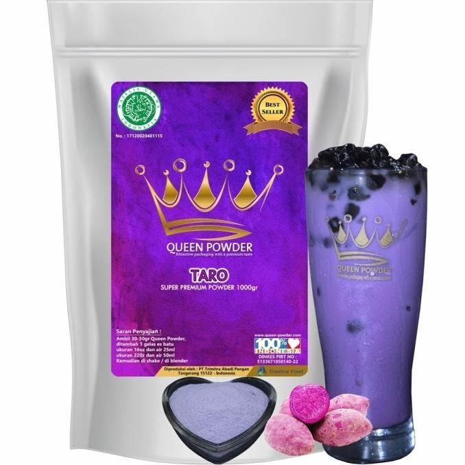 

READY STOCK BUBUK MINUMAN QUEEN POWDER SUPER PREMIUM RASA TARO 1KG !!!!!