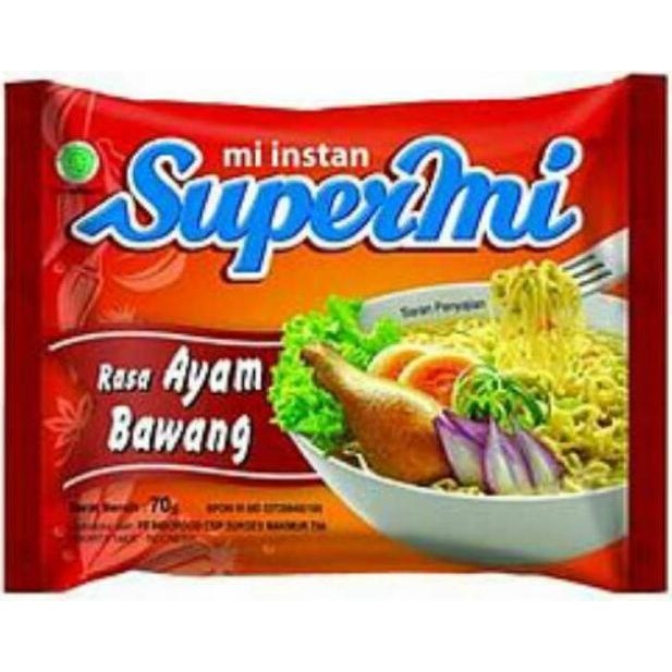 

BIG SALE SUPERMIE RASA AYAM BAWANG [75GR/40 PCS/1 KARTON ] !!!!!