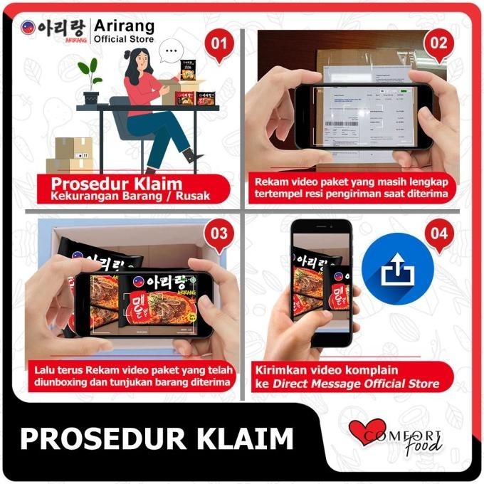

READY STOCK 4 PCS ARIRANG MIE INSTAN GORENG RASA TRUFFLE CREAMY RAMYEON 135G - FS !!!!!
