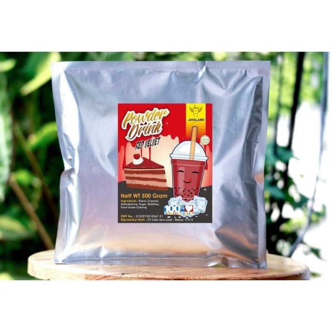 

BIG SALE BUBUK MINUMAN RED VELVET BUBBLE DRINK POWDER 1KG JAVALAND !!!!!