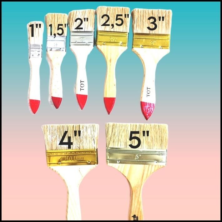 

DISKON KUAS CAT HAMSTER PAINT BRUSH ANEKA UKURAN