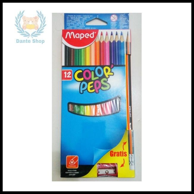 

TERMURAH PENSIL WARNA MAPED COLOR PEPS 12 WARNA !!!!!