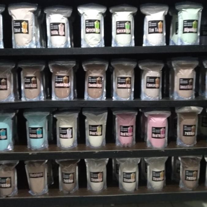 

READY STOCK BUBUK MINUMAN BUBBLE DRINK MURAH 1KG - BLACKFOREST !!!!!