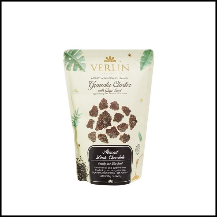 

GRATIS ONGKIR KKV VERLIN GRANOLA CLUSTER HONEY ROASTED ALMOND DARK CHOCO MIX BERRY
