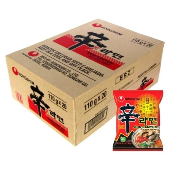 

BIG SALE NONGSHIM SHIN RAMYUN 1BOX MADE IN KOREA (110X20 ) ISI 20PCK !!!!!