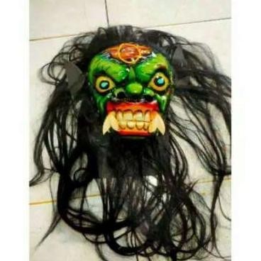 Topeng Gedruk Karakter Buto Ijo / Topeng Rampak Buto New