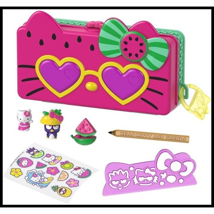 

BEST DEAL KOTAK PENSIL ANAK HELLO KITTY AND FRIENDS MINIS WATERMELON BEACH PARTY !!!!