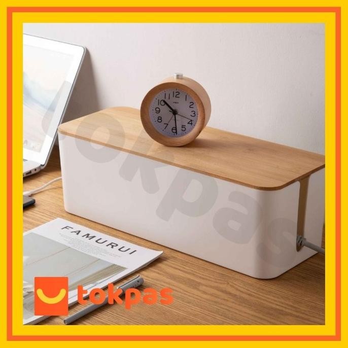 

Kotak Organizer Kabel Pengaman Stop Kontak / Cable Wire Management Sto Premium Murah Baru