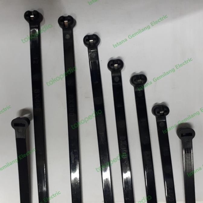 

Ty-Rap Nylon Cable Ties 400 X 8 Mm - Hitam Premium Murah Baru