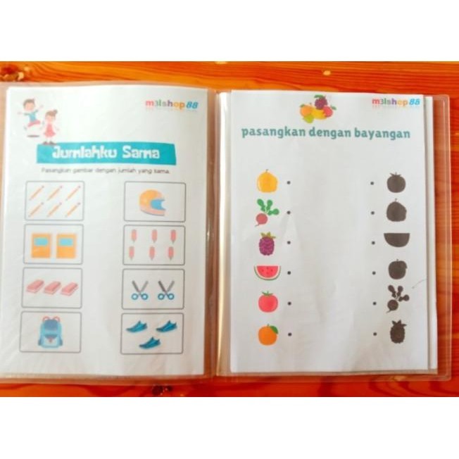 Worksheet Buku Edukasi Anak 2-5 Tahun Tesani