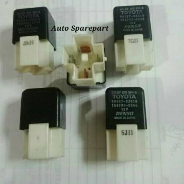 RELAY LAMPU TOYOTA ASLI 12V 90987-02010 DENSO PART 156700-0060 MURAH