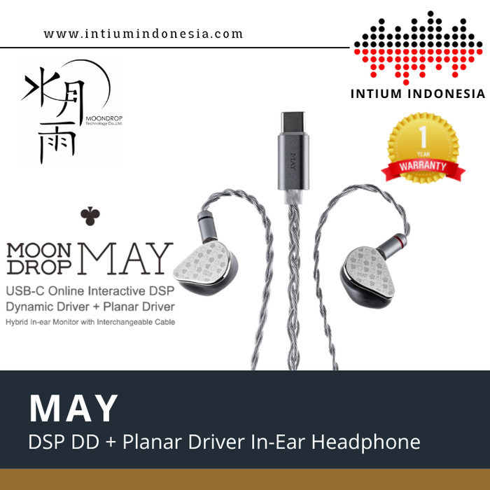 Moondrop May Dsp Dynamic Driver + Planar DriverIn-Ear Headphone