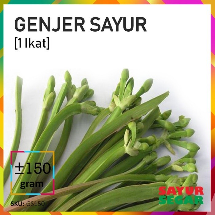 

[CIBUBUR] GENJER SAYUR [1 Ikat, ±150g]