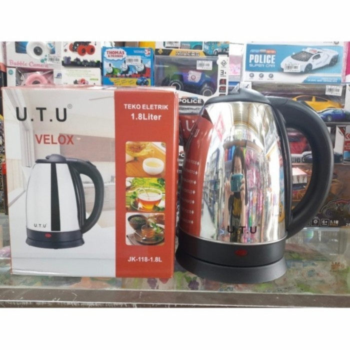 Teko Ceret Listrik Hotel Stainless Utu 1.8 Liter