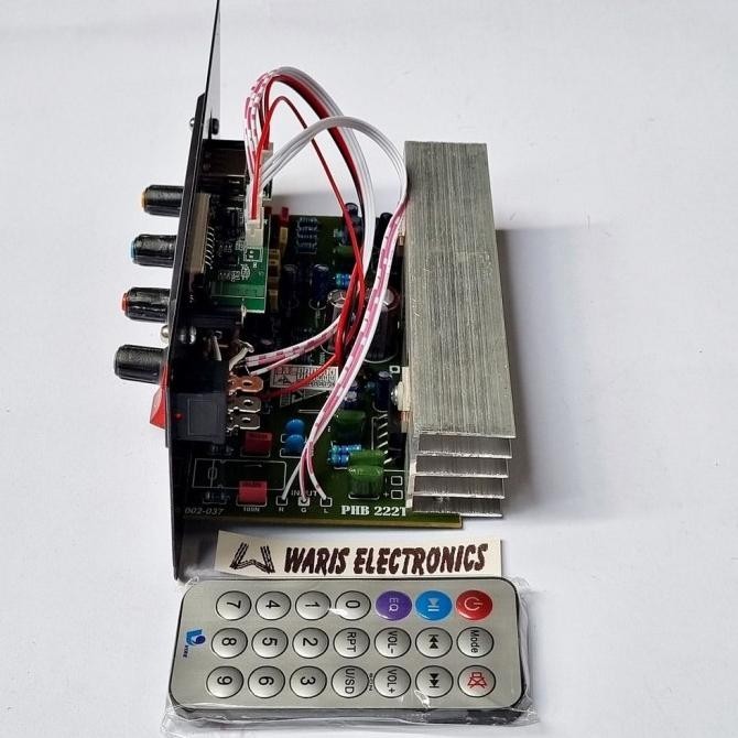 Kit Speaker Aktif Modul Mp3 Bluetooth 12V Dc Stereo Amplifier