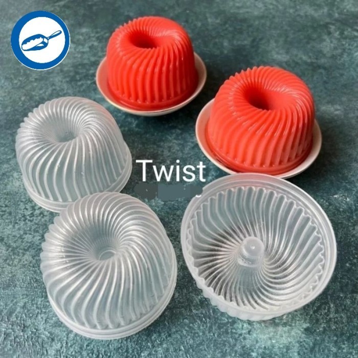 

Adlian Cetakan Agar Transparant Twist /12Pc