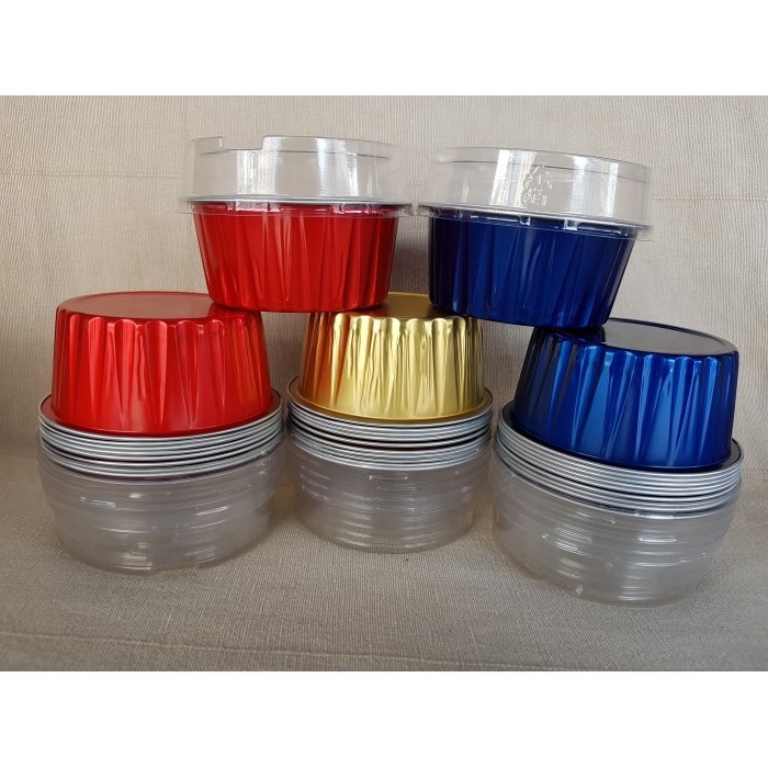 

Adlian Foil Ap100B+Lid Kotak / Bulat [Gold,Red,Blue] Isi 10Pcs
