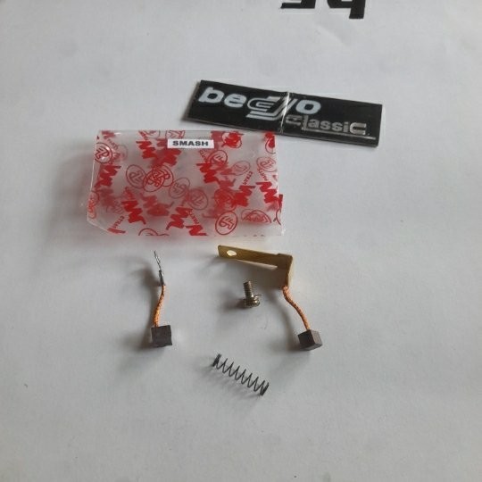 kulstater cool boster carbon brush set arang dinamo stater SUZUKI SMASH R 110 SHOGUN R NEW 110 dan S