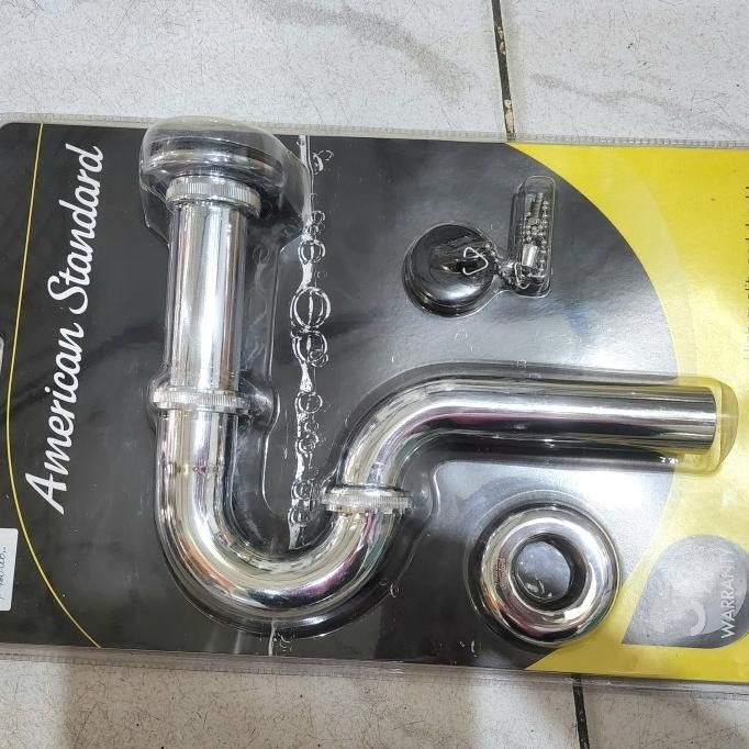 sifon leher angsa AMERICAN STANDARD P trap pembuangan air wastafel CV Megah Jaya