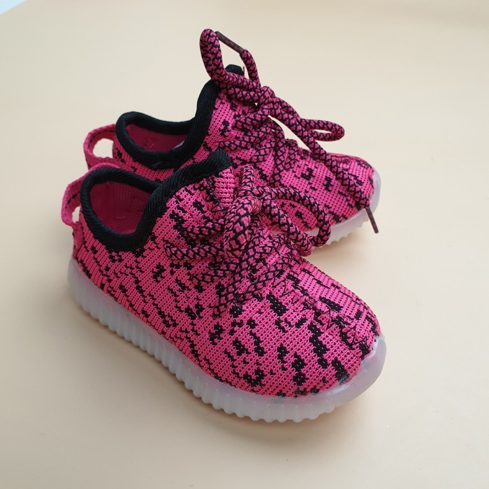 Sepatu Anak Spirit Shoes Cewek Perempuan - Fuchsia (Tanpa Led)