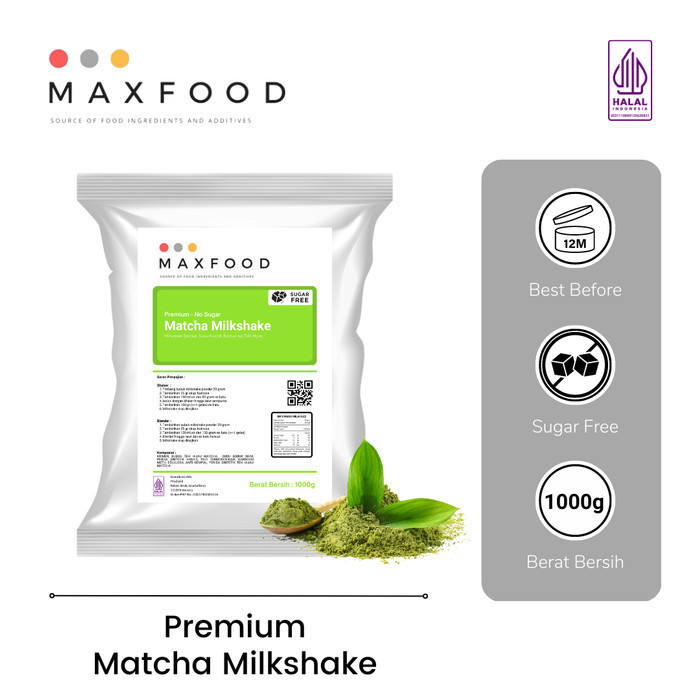 

No Sugar - Matcha Tea/ Green Tea/ Bubuk Numan Green Tea 1 Kg