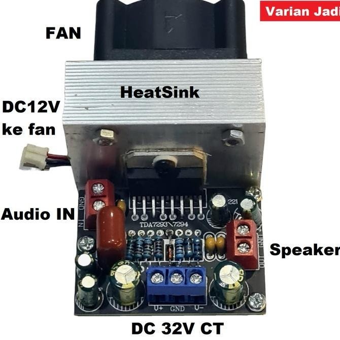 Promo Modul HIFI Power Amplifier 100W Mono TDA7294 Subwoofer Speaker