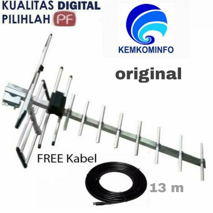Antena Digital Antena Tv Outdoor + Kabel 13M