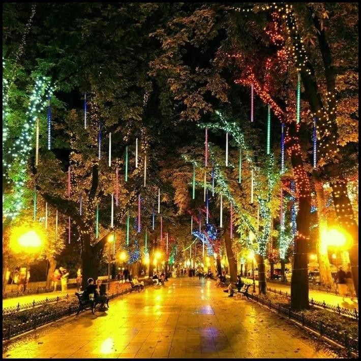 LAMPU METEOR LED/50CM /JATUH RAIN SNOW TAMAN HIAS METEOR/LAMPU METEOR