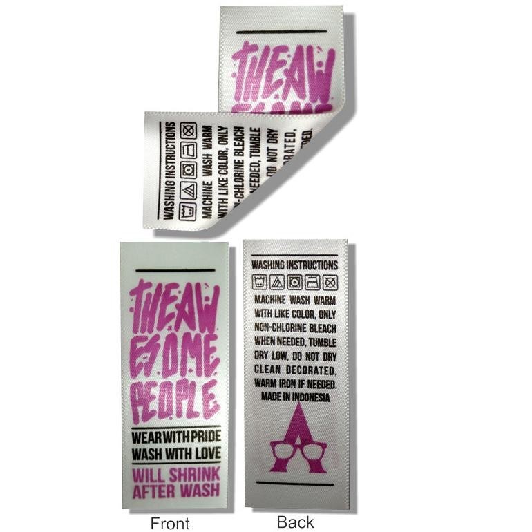 

Label Print / Label Printing Dua Sisi / Label Distro / Label Baju