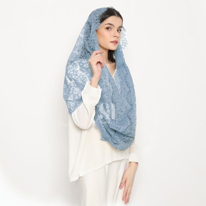 Pashmina Lace Instant Esattire - Hijab Kerudung Lebaran