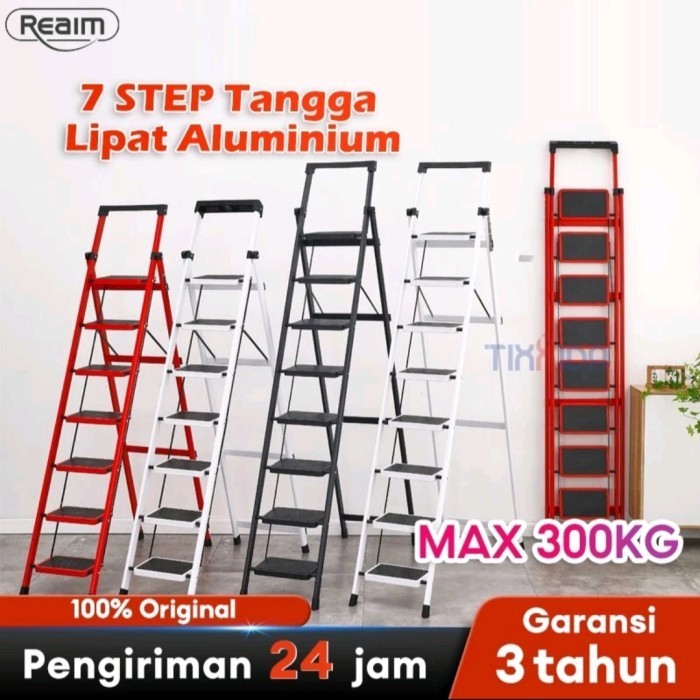

Tangga Besi Lipat 7 Tingkat Kokoh Berkualitas