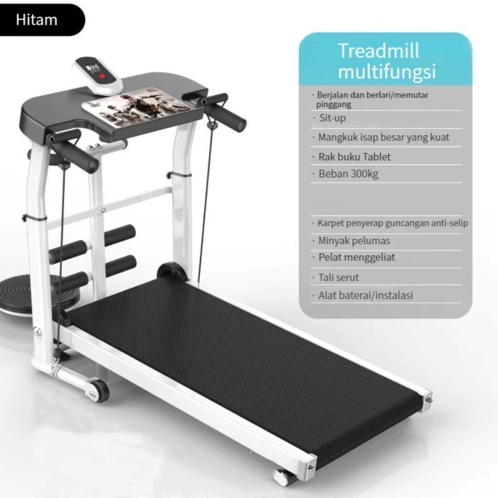 

Treadmill Portable Mekanis Alat Fitness Berkualitas